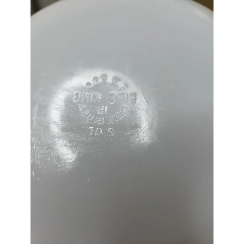 Anchor Hocking FIRE-KING‎ PEACH LUSTER 1½ QUART CASSEROLE Dish 433 Vintage